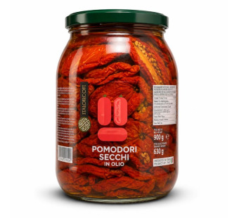 Italcarciofi Pomodori Secchi in Olio томати в'ялені 900 г Італія – фото товару | Сирна Карта