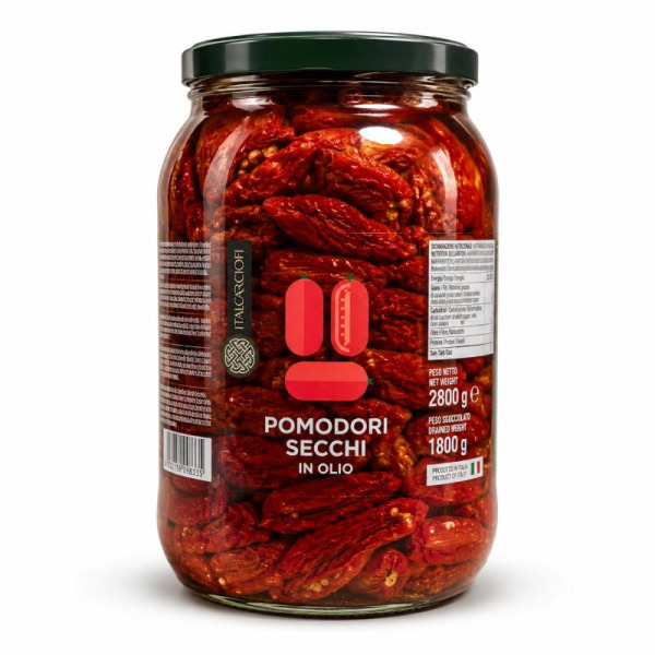 Купить Вяленые помидоры в масле ItalCarciofi 3100 мл – аутентичный итальянский вкус для гурманов и ресторанов! — премиальные Овощи · Антипасти от Cheese Map™ Украина