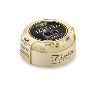 Сир із трюфелем Качотта "Formaggio misto al Tartufo Trevalli" – італійський делікатес із витонченим ароматом - фото | Сирна Карта