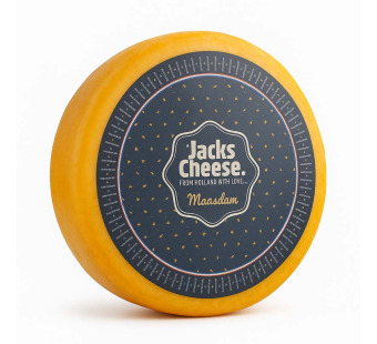 Сыр Jacks Cheese Маасдам | молодой сладковато-ореховый 45% | премиум деликатес | Голландия | 1 кг – Сырная Карта - фото | Сирна Карта