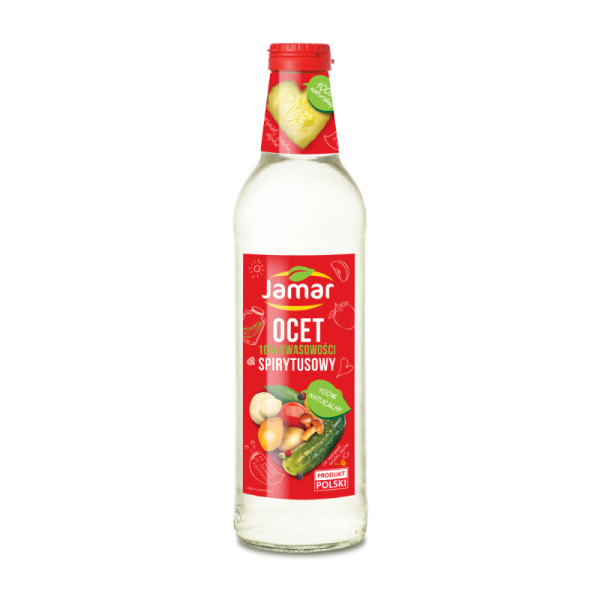 Купити Оцет спиртовий 10% Jamar Польща фасування 500 ml — преміальні Бальзамічні · Оцет від Cheese Map™ Україна