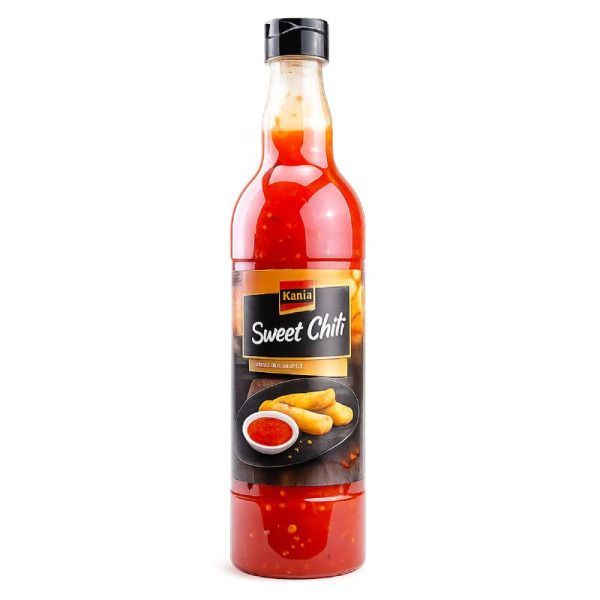 Купити Соус солодко-гострий Kania Sweet Chili Нідерланди фасування 700 ml — преміальні Азійські · Wok від Cheese Map™ Україна