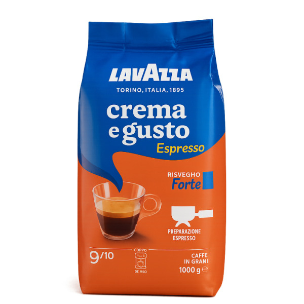 Купити Кава в зернах Lavazza Crema e Gusto Espresso Forte преміум | Італія | 1 кг | Сирна Карта – еталон смаку — преміальні Кава · Какао від Cheese Map™ Україна