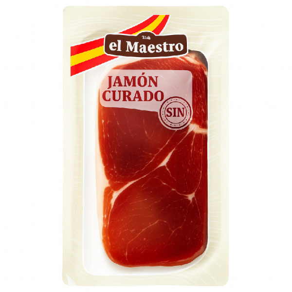 Купити Хамон El Maestro Jamón Curado 100 г – автентичний смак Іспанії у преміальній нарізці! — преміальні Мясні · Закуски від Cheese Map™ Україна