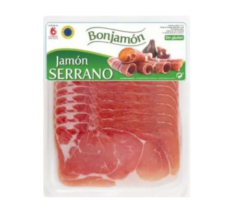 Хамон Серрано нарізка "Bonjamon" Іспанія фасування 0.5 kg - фото | Сирна Карта