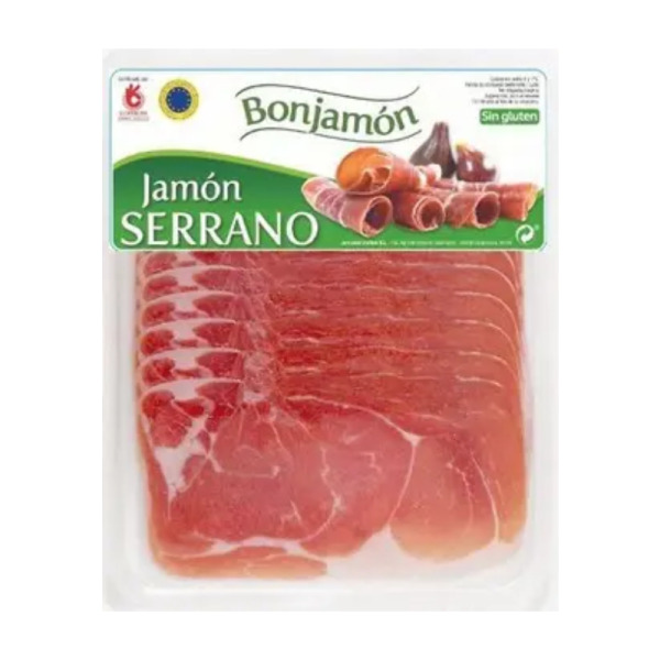 Купити Хамон Серрано нарізка Bonjamon Іспанія фасування 0.5 kg — преміальні Мясні · Закуски від Cheese Map™ Україна