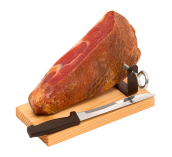 Хамон Серрано подарочный набор "Mini Jamon Serrano Argal"  Испания фасовка 1 kg - фото | Сирна Карта