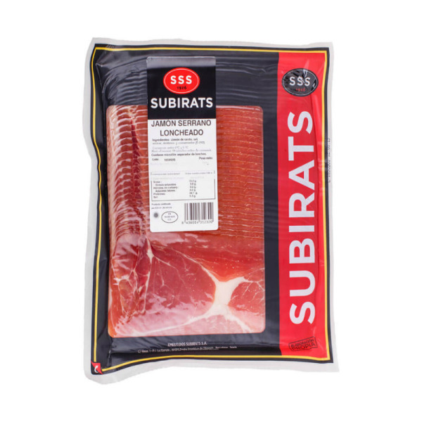 Купить Хамон Subirats Jamon Serrano Испания фасовка 0.5 kg — премиальные Мясные · Закуски от Cheese Map™ Украина