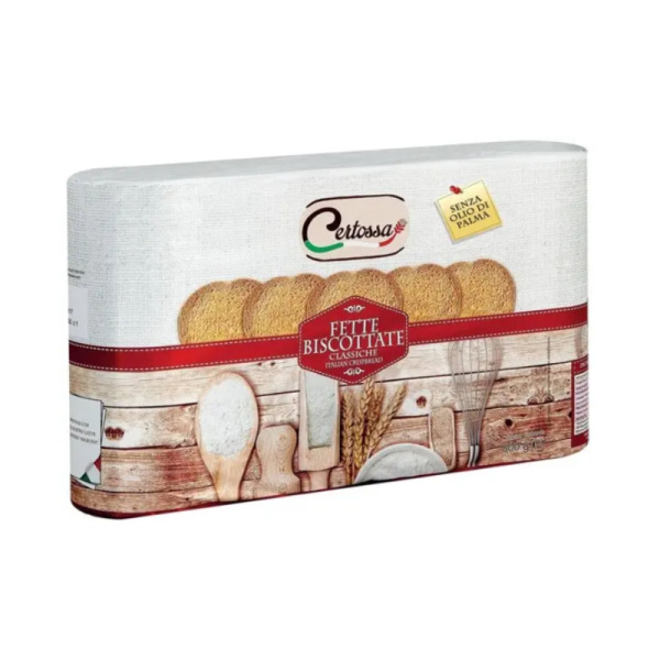 Купити Хлібці Fette Biscotatte Certossa Італія фасування 0.6 kg — преміальні Хлібці · Крастіні від Cheese Map™ Україна