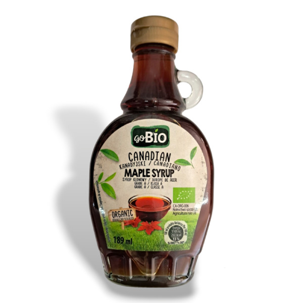Купити Кленовий сироп Maple Syrup goBio Польща фасування скло 189 ml — преміальні Бальзамічні · Оцет від Cheese Map™ Україна