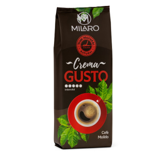 ☕ Кофе молотый Milaro Crema Gusto 250 г – насыщенная crema и итальянский стиль вкуса! – фото товару | Сирна Карта