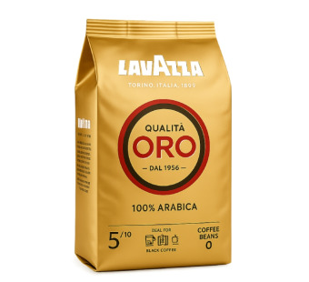 Кофе в зернах арабика "Lavazza Qualità Oro" 100% premium | Италия | 1 кг | Сырная Карта – эталон вкуса - фото | Сирна Карта