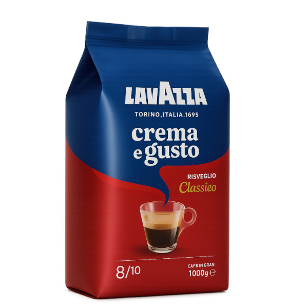 Купить Кофе в зернах Lavazza Crema e Gusto Classico Risveglio премиум | Италия | 1 кг | Сырная Карта – вкус Европы — премиальные Кофе · Какао от Cheese Map™ Украина