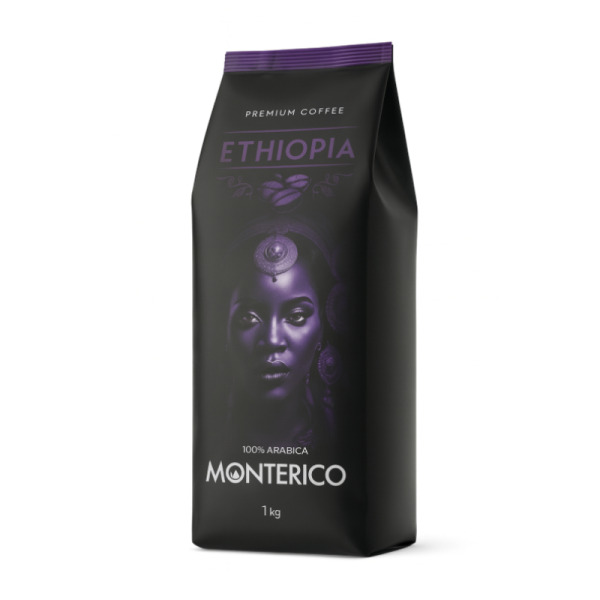 Купить ☕ Кофе в зернах Monterico Ethiopia 1 кг – 100% Арабика премиум-класса для гурманов и HoReCa! — премиальные Кофе · Какао от Cheese Map™ Украина