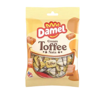 Конфеты без глютена Тоффи "Toffee cream nata Damel" Испания фасовка 0.12 kg - фото | Сирна Карта