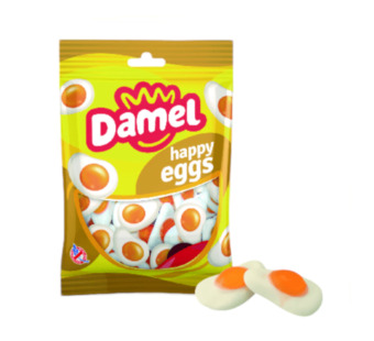 Конфеты желейные без глютена "Fried Eggs Damel" Испания фасовка 0.08 kg - фото | Сирна Карта