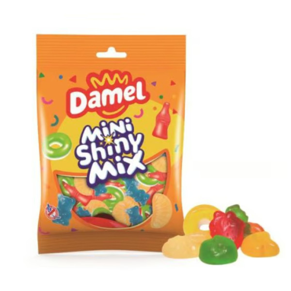 Купить Конфеты желейные без глютена Mini Shiny mix Damel Испания фасовка 0.08 kg — премиальные Шоколад · Конфеты от Cheese Map™ Украина