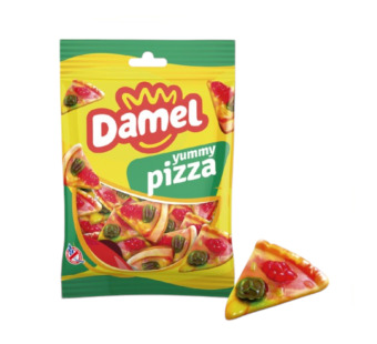 Конфеты желейные без глютена "Yummy Pizza Damel" Испания фасовка 0.08 kg - фото | Сирна Карта