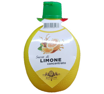 Концентрированный сок лимона "Bonacini" Италия фасовка 200 ml - фото | Сирна Карта