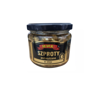 Копченые шпроты в масле "MK" Польша фасовка стекло 0.25 kg - фото | Сирна Карта