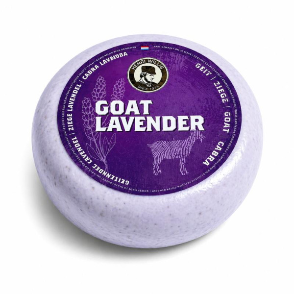 Козячий сир Henri Willig Goat Lavender 50% – фото товару | Сирна Карта