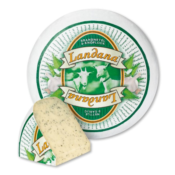 Купить Сыр козий с крапивой и чесноком Nettle & Garlik Landana 50% — премиальные Landana · Премиум от Cheese Map™ Украина