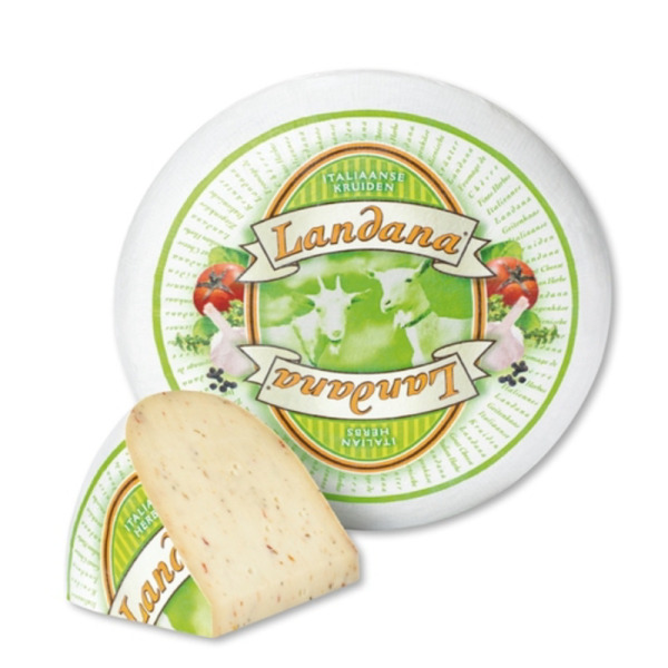 Купить Сыр козий с итальянскими травами Italian Herbs Landana 50% — премиальные Landana · Премиум от Cheese Map™ Украина