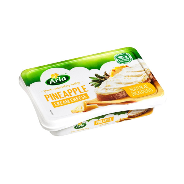 Купить Крем-сыр с ананасом Аrla Дания фасовка 0.15 kg — премиальные Скандинавские · Сыры от Cheese Map™ Украина