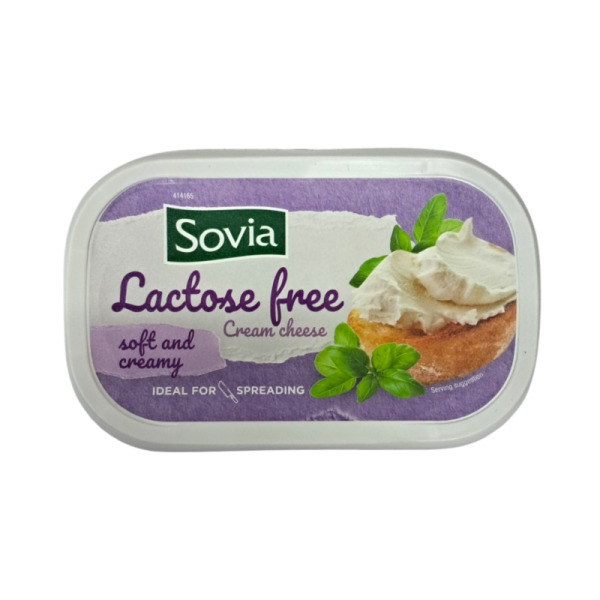 Купить Крем-сыр сливочный без лактозы Sovia Испания фасовка 0.2 kg — премиальные Английские · Испанские от Cheese Map™ Украина