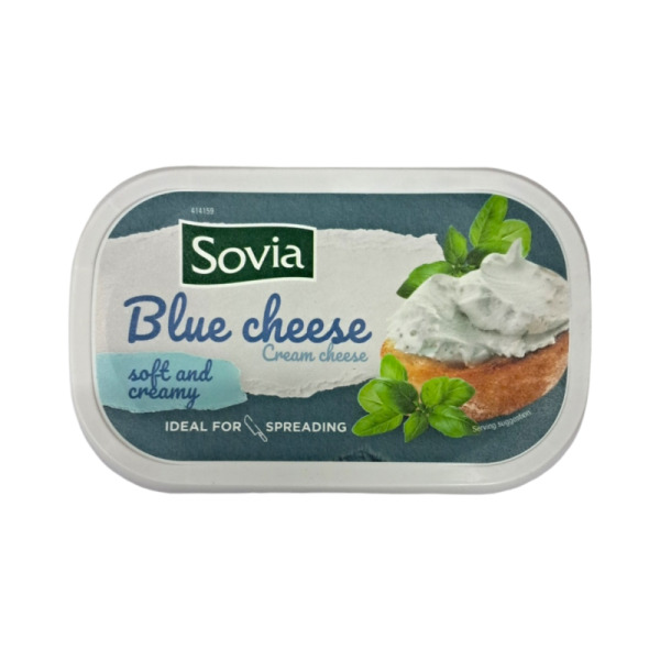 Купить Крем-сыр сливочный с крошками сыра с плесенью Sovia Испания фасовка 0.2 kg — премиальные Английские · Испанские от Cheese Map™ Украина