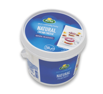 Крем-сир вершковий "Arla" Данія відро 1.5 kg — фото | Сирна Карта