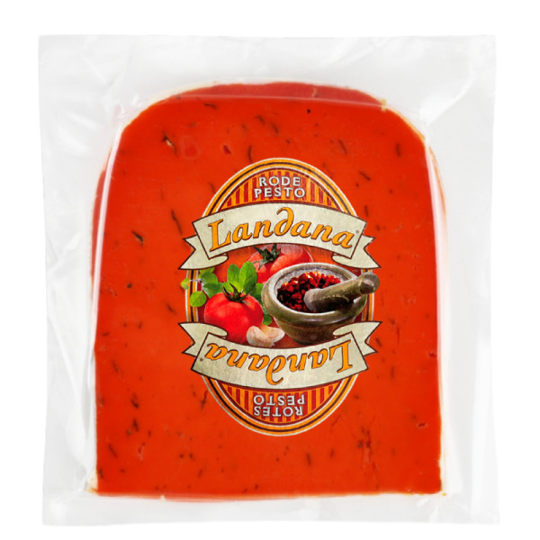 Купить Сыр кусочками красное песто Rode Pesto Landana 50% — премиальные Landana · Премиум от Cheese Map™ Украина