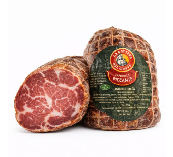 La Bottega del Gusto Coppa Piccante — сиров’ялена свиняча шия | Італія | 1 кг - фото | Сирна Карта