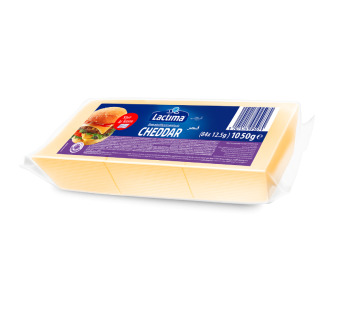 Lactima Cheddar сыр плавленный слайсы 1.05 кг Польша - фото | Сирна Карта