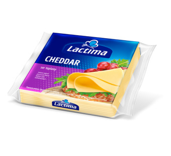 Lactima Cheddar сир тостовий 45% 130 г Польща - фото | Сирна Карта