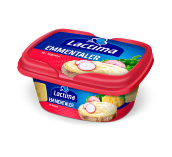 Lactima Emmental сыр плавленный 130 г Польша - фото | Сирна Карта