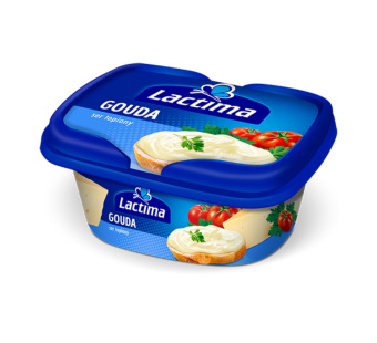 Lactima Gauda сир плавлений 130 г Польща - фото | Сирна Карта