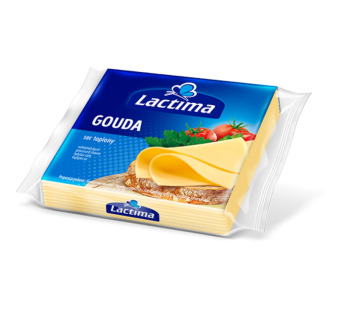 Lactima Gauda сыр тостовый 45% 130 г Польша - фото | Сирна Карта