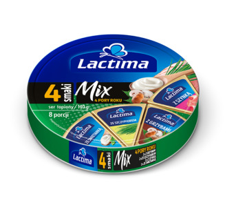 Lactima Пори року сыр плавленный Mix 140 г Польша - фото | Сирна Карта