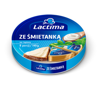 Lactima сливочный сыр плавленый 120 г Польша - фото | Сирна Карта