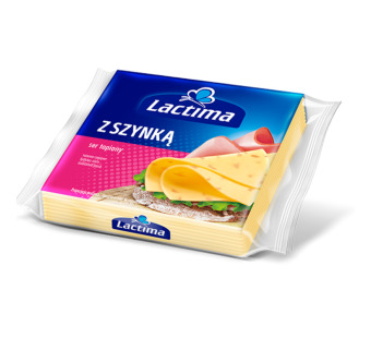 Lactima тостовый сыр с ветчиной 130 г Польша - фото | Сирна Карта