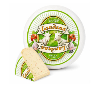 Landana Goat Italian Herbs сыр козий с итальянскими травами 50% Нидерланды — фото | Сирна Карта