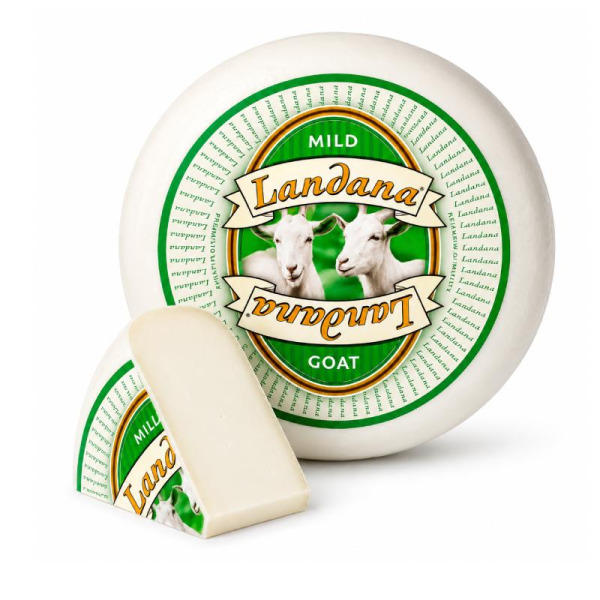 Купить Landana Goat Mild — Сыр козий молодой полутвердый весовой | Нидерланды | 1 кг — премиальные Landana · Премиум от Cheese Map™ Украина