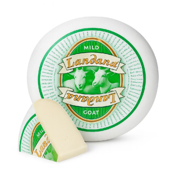 Купить Landana Goat Mild — Сыр козий молодой полутвердый весовой | Нидерланды | 1 кг — премиальные Landana · Премиум от Cheese Map™ Украина