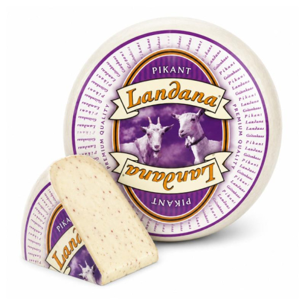 Купити Сир козячий зрілий Goat Pikant Landana 50% — преміальні Landana · Преміум від Cheese Map™ Україна
