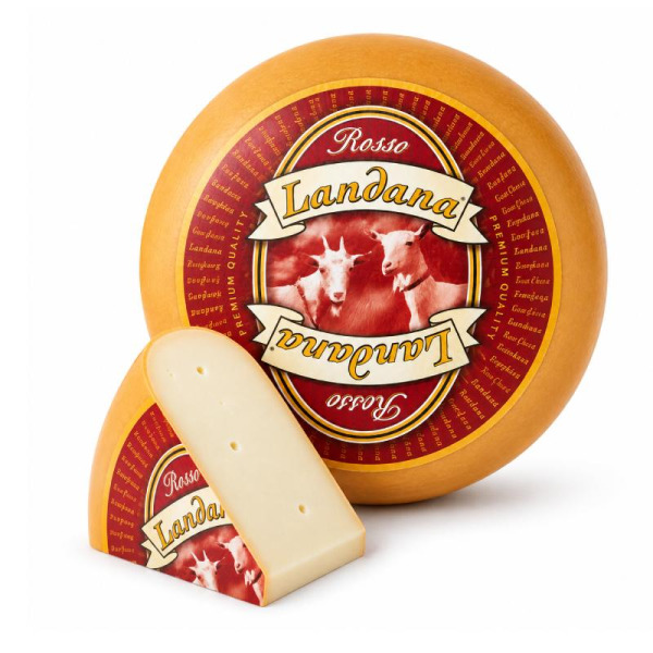 Купити Сир козячий у вині Rosso Landana 50% — преміальні Landana · Преміум від Cheese Map™ Україна
