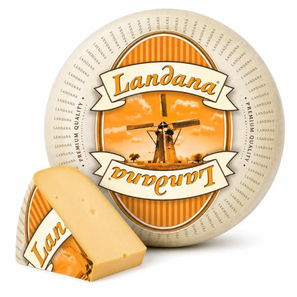 Купити Сир зрілий Гауда Mature Landana 50% — преміальні Landana · Преміум від Cheese Map™ Україна