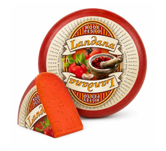 Landana Rode Pesto сир із червоним песто 50% Нідерланди — фото | Сирна Карта