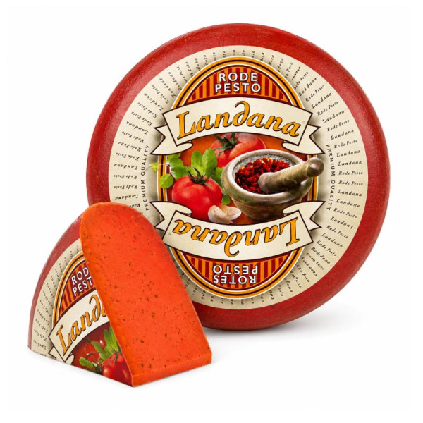 Купить Сыр красное песто Rode Pesto Landana 50% — премиальные Landana · Премиум от Cheese Map™ Украина