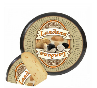 Landana Truffle & Cep 50% — сыр с трюфелем | Нидерланды | 1 кг – фото товару | Сирна Карта